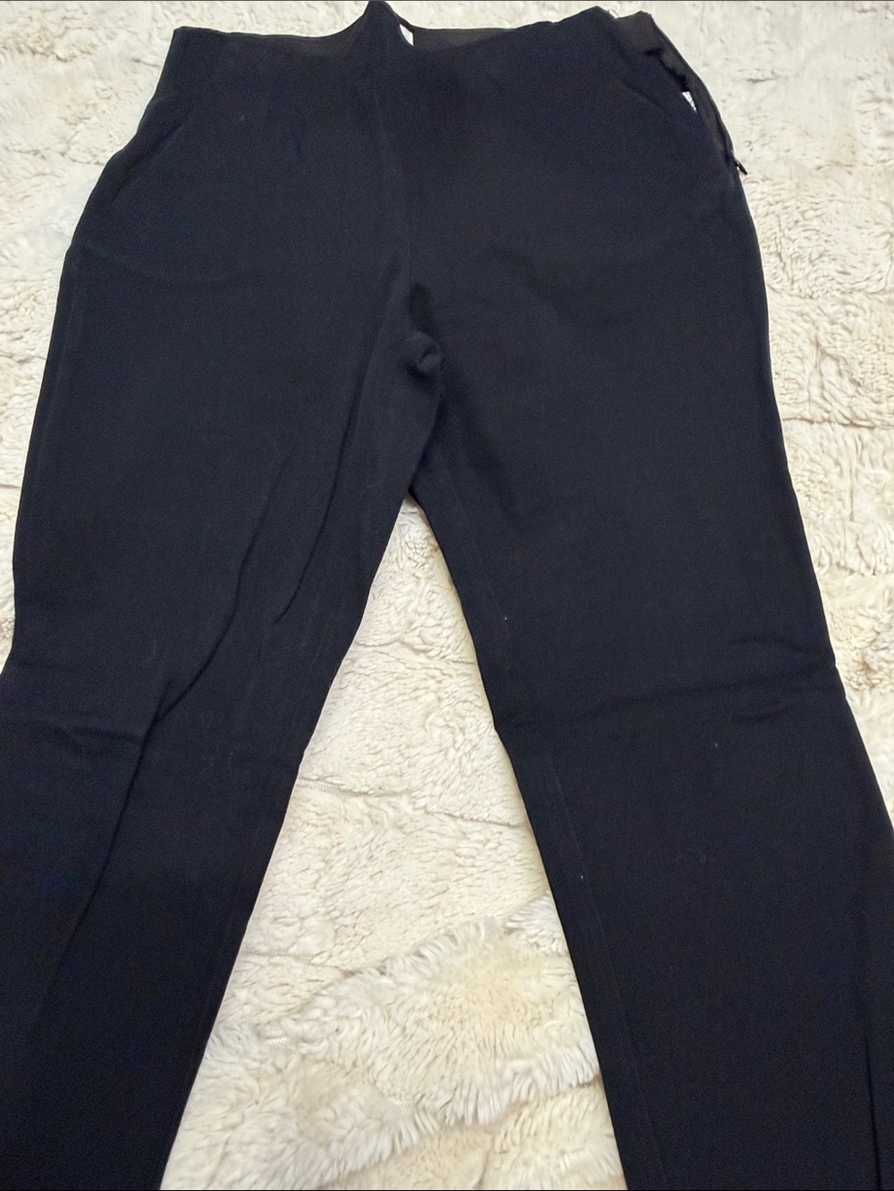 GAP Black Women's Straight-Leg Knit Pants